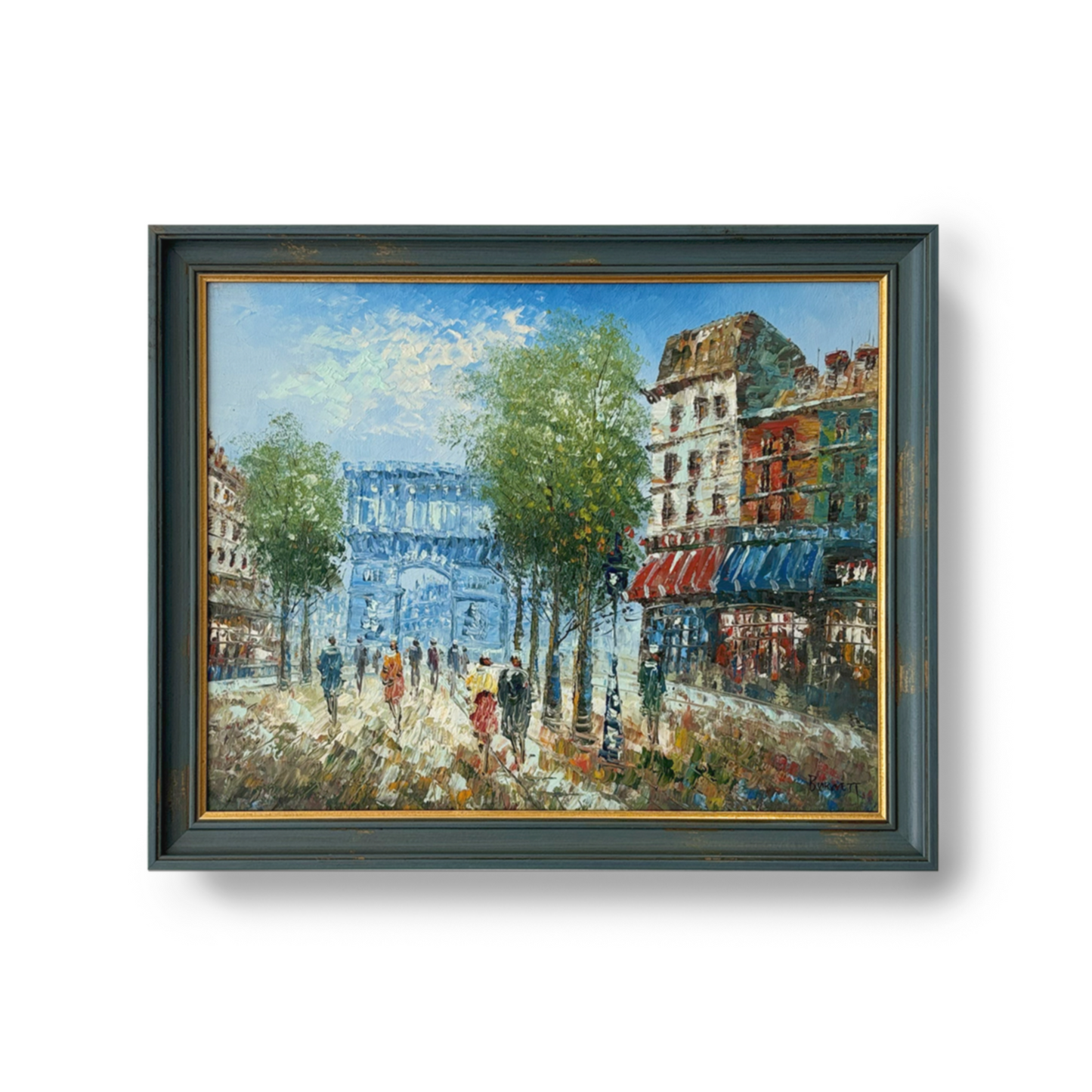 Boulevard Scene, Paris - Beeches Art Collective