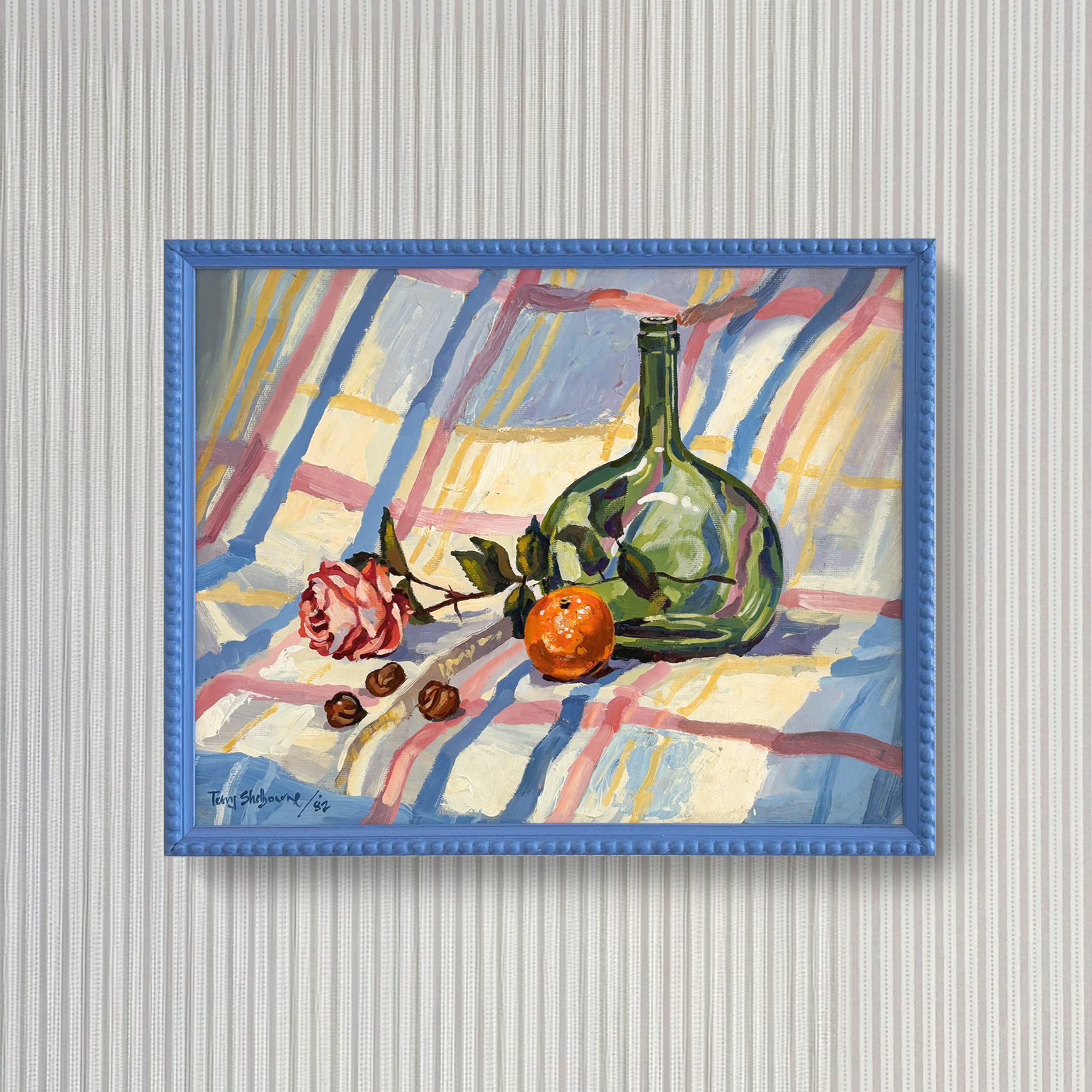 Still Life on Checkered Cloth - Beeches Art Collective