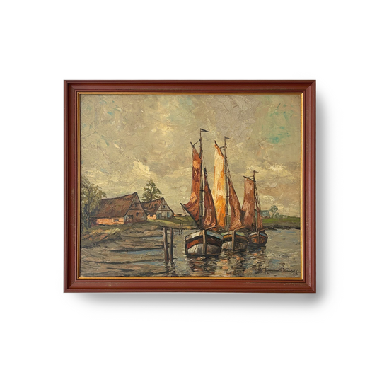 Moorings at Dusk - Beeches Art Collective