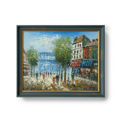 Boulevard Scene, Paris - Beeches Art Collective