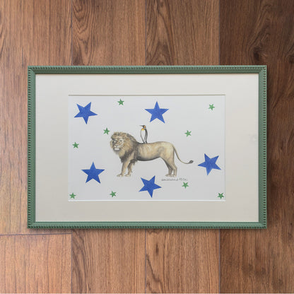 Lion Under The Stars