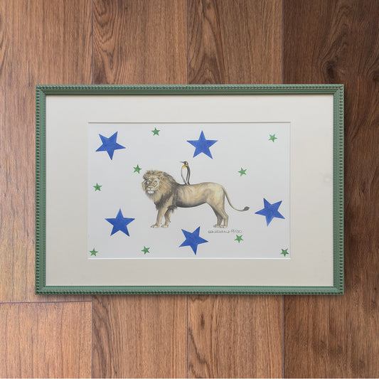 Lion Under The Stars