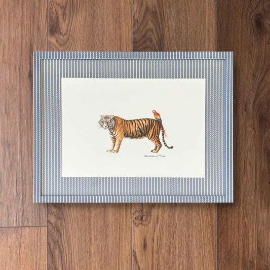 Tiger & Parrot