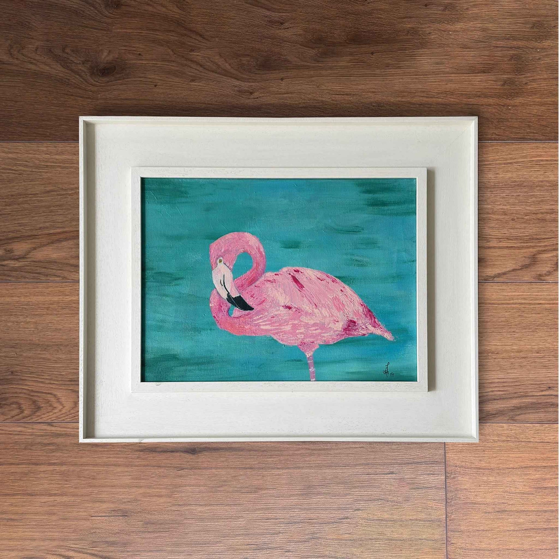 Turquoise Flamingo