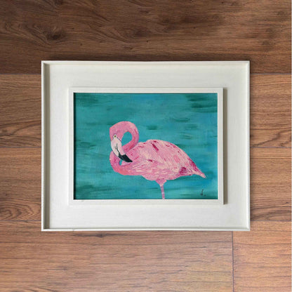 Turquoise Flamingo