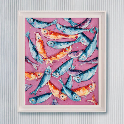 Sardines on Pink